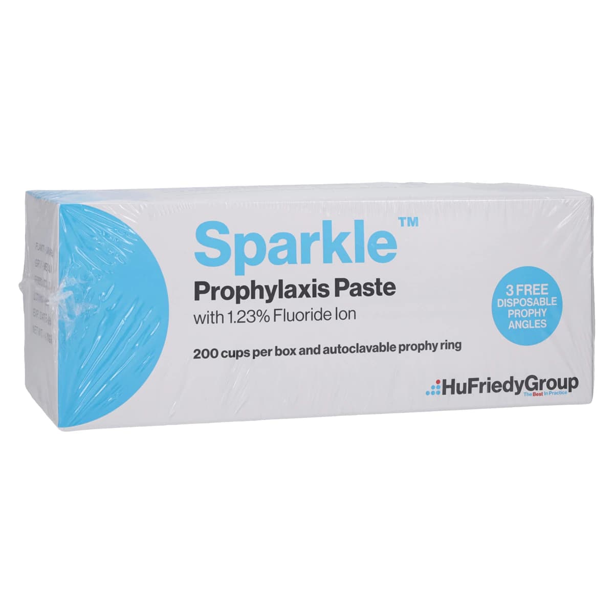 Sparkle Prophy Paste with Xylitol, Medium Grit, Orange Vanilla, 1.23% Fluoride, Unit Dose Cups, 200/Pk, UPMOV - Sparkle Prophy Cups 200/Pk Orange Vanilla Medium - Image 1