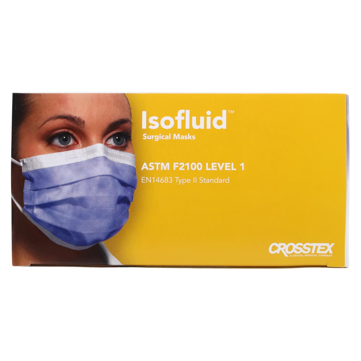 Isofluid Earloop Face Masks, ASTM Level 1, Sapphire, 50/Box, GCISA thumbnail 9