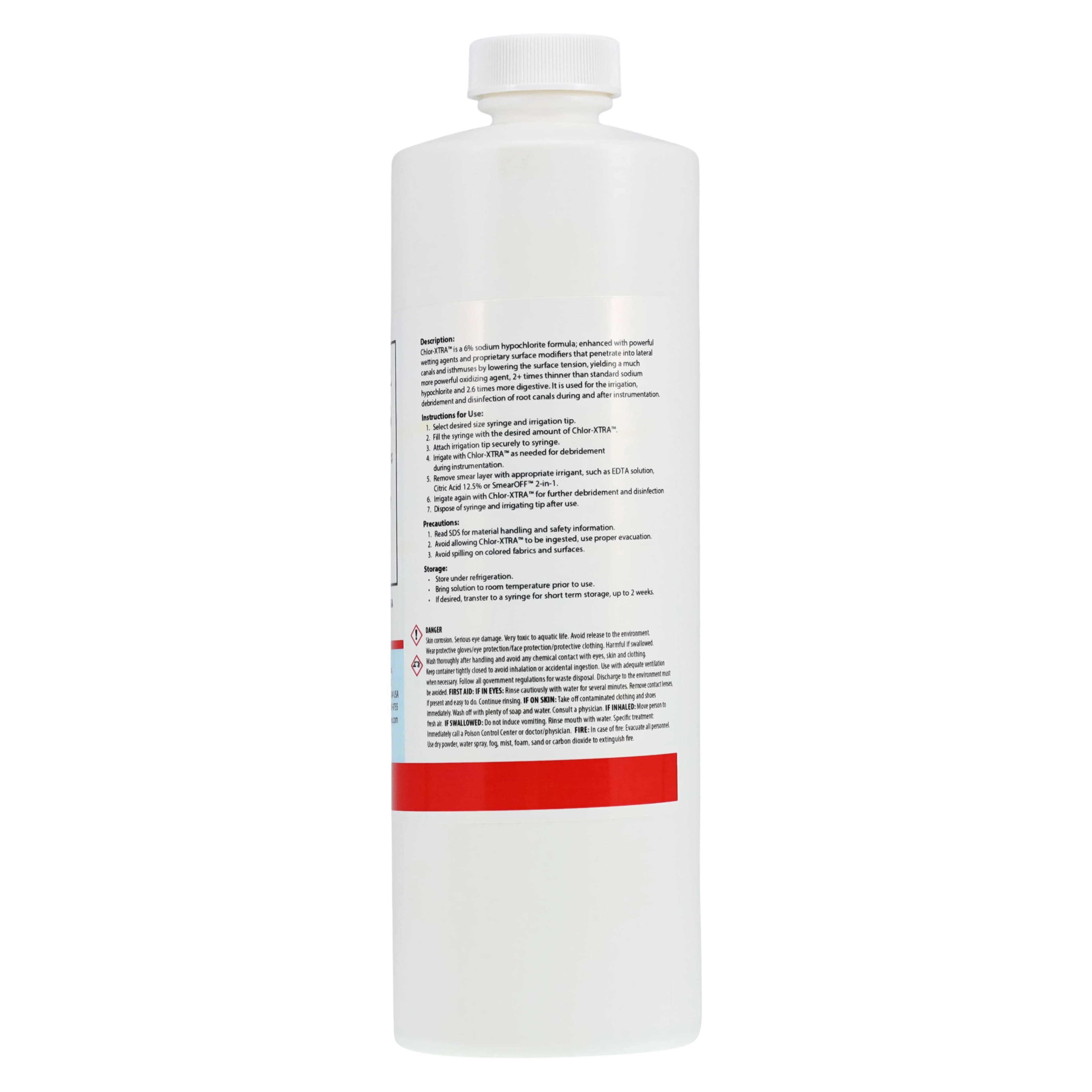 Chlor-XTRA 6% Sodium Hypochlorite Root Canal Irrigation Solution, 16 oz Bottle, 503800 thumbnail 2