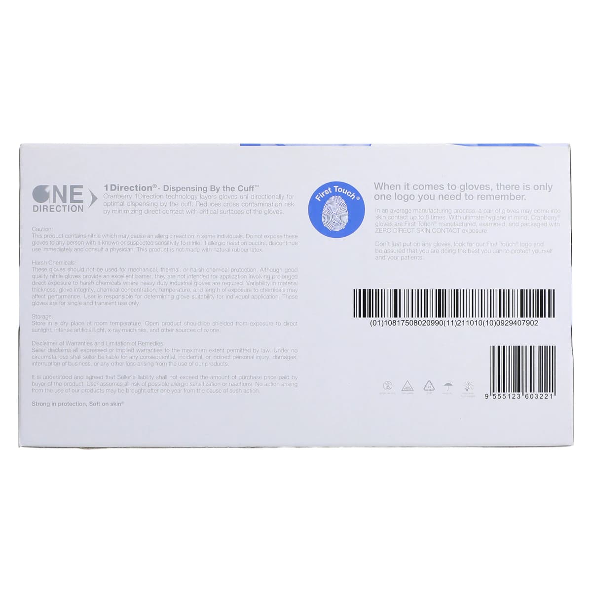 Cranberry Xlim® Powder-Free Nitrile Exam Gloves, Medium, Dark Blue, 100/Box, CR3127 thumbnail 7