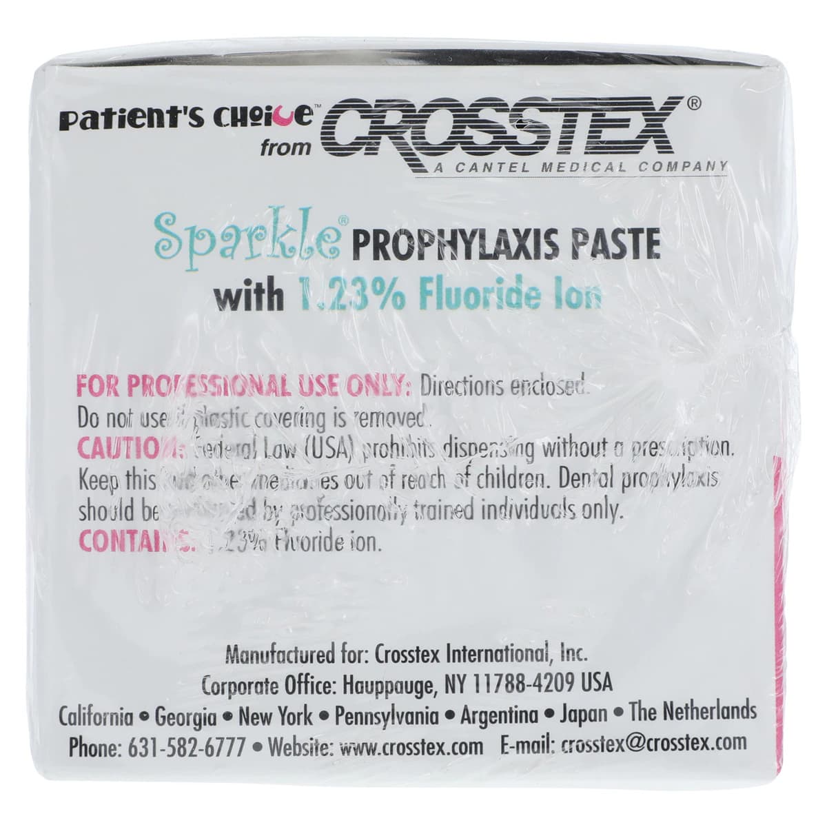 Crosstex Sparkle Prophy Paste with Xylitol, Medium Grit, Bubble Gum Flavor, Unit Dose Cups, 200/Box, UPMBG thumbnail 3