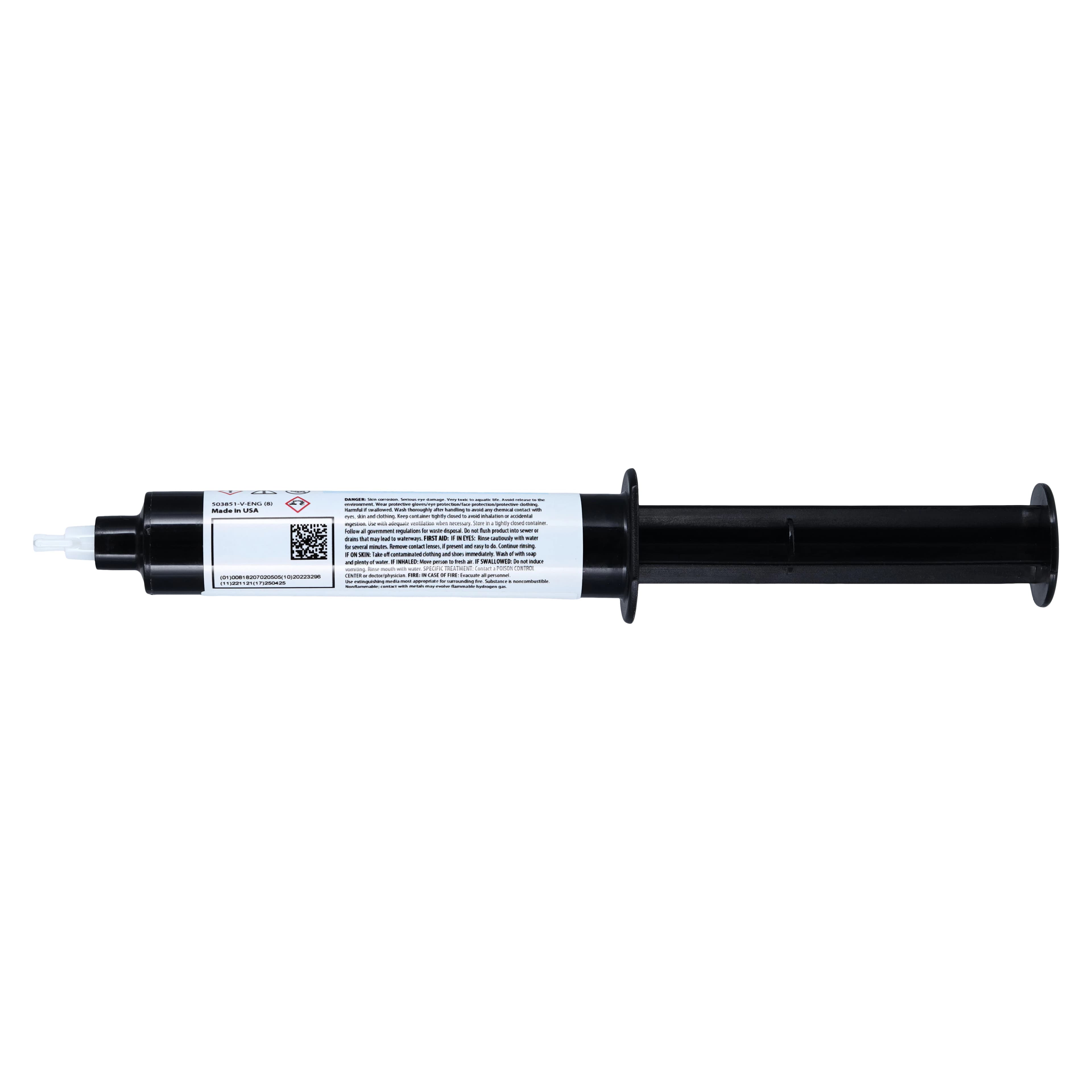 Chlor-XTRA 6% Sodium Hypochlorite Root Canal Irrigant, 12 cc Prefilled Syringes, 10/Box with 27 Ga Side-Vent Tips thumbnail 4