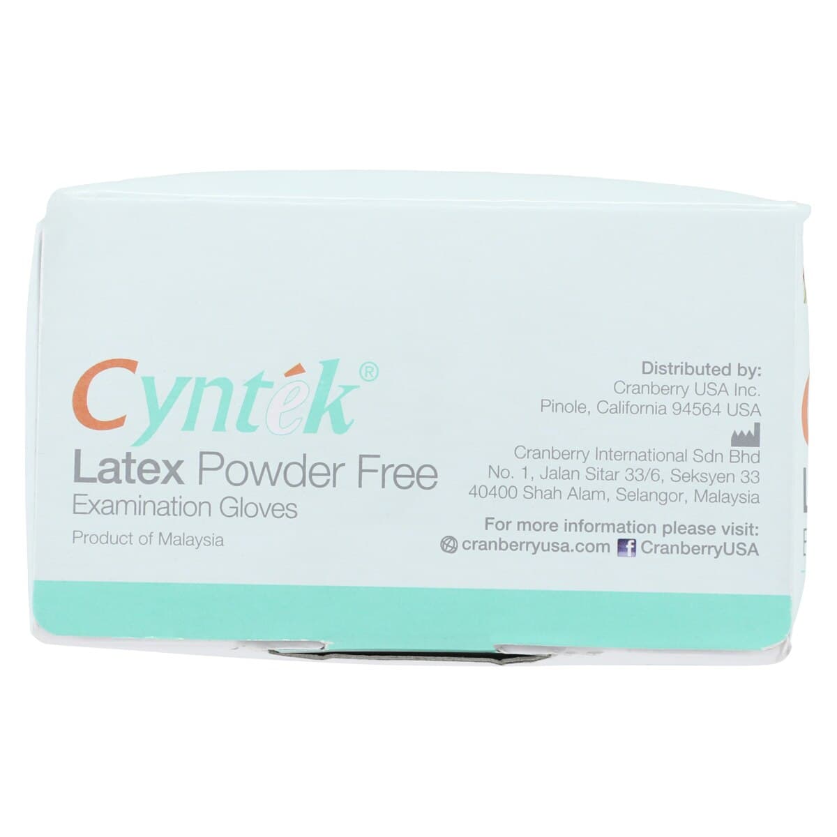 Cranberry Cyntek Powder-Free Latex Exam Gloves, Lanolin & Vitamin E Coated, Wintergreen, Medium, 100/Box, CR7837 thumbnail 8