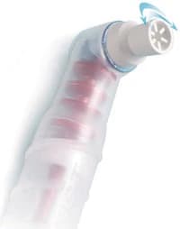 Crosstex Twist Disposable Prophy Angle, Tapered Brush, 90° Reciprocating, Latex-Free, 100/Bag, TPATB thumbnail 2