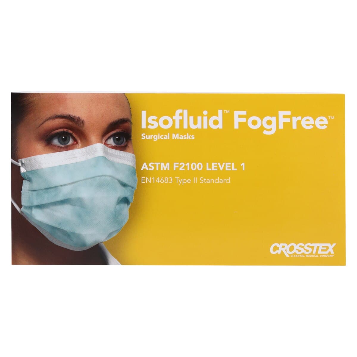 Isofluid FogFree Earloop Surgical Face Mask, ASTM Level 1, Anti-Fog, Turquoise, 40/Box, GCICXT thumbnail 9