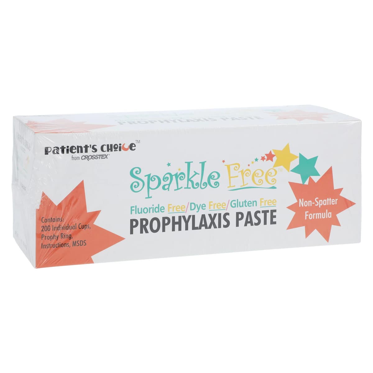 Sparkle FREE Prophy Paste with Xylitol, Coarse Grit, Spearmint, Fluoride-Free, Gluten-Free, 200 Unit Dose Cups/Box, UPSFCS - Sparkle FREE Prophy Paste Non Fluoride with Xylitol - Image 1