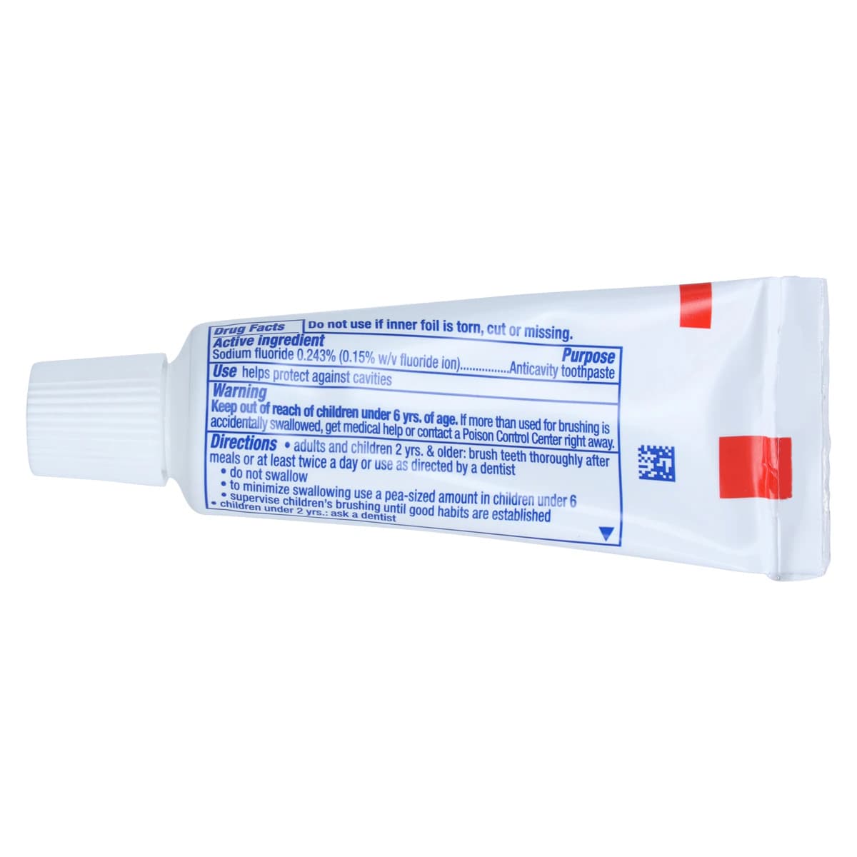 Crest Kids Cavity Protection Sparkle Fun Toothpaste, Ages 2+, 0.85 oz Tube, 72/Case thumbnail 3
