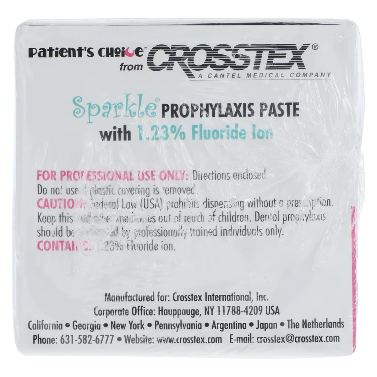 Crosstex Sparkle Prophy Paste with Fluoride, Medium Grit, Mint, Gluten Free, 200 Unit Dose Cups, UPMM thumbnail 3