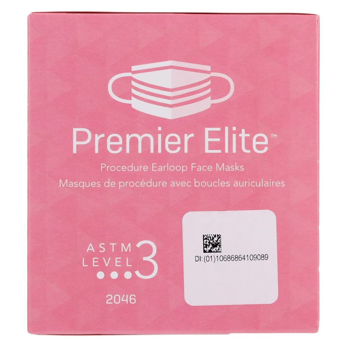 SafeMask® Premier Elite™ Procedure Earloop Face Mask, ASTM Level 3, Pink, 50/Box, 2046 thumbnail 7