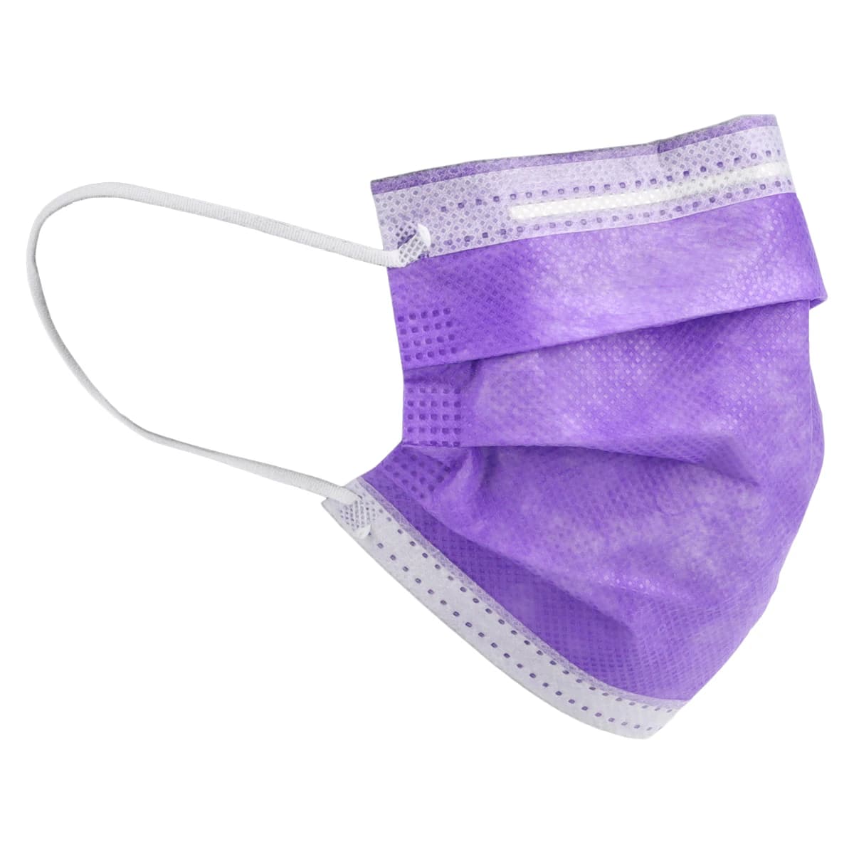 Crosstex Procedural Earloop Face Mask, ASTM Level 2, Lavender, Latex Free, 50/Box, GCPLV thumbnail 3