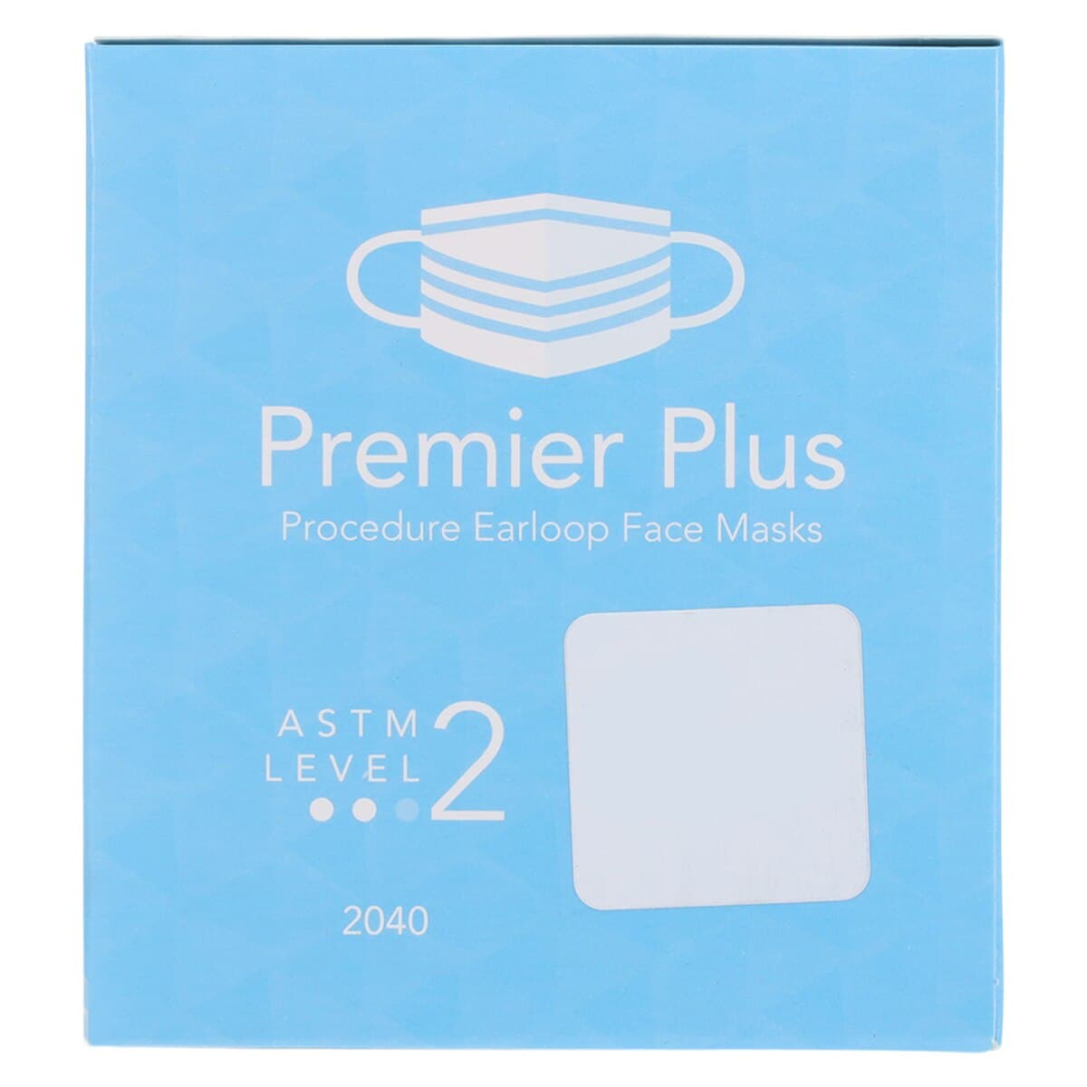 SafeMask Premier Plus Procedure Earloop Face Mask, ASTM Level 2, Blue, 50/Box, 2040 thumbnail 7