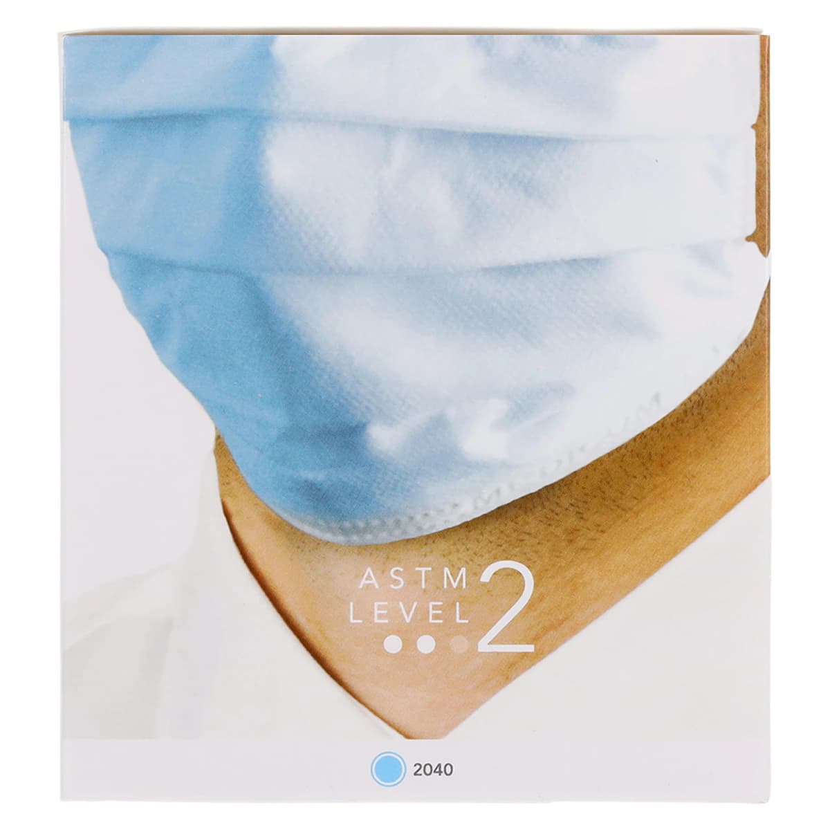 SafeMask Premier Plus Procedure Earloop Face Mask, ASTM Level 2, Blue, 50/Box, 2040 thumbnail 8
