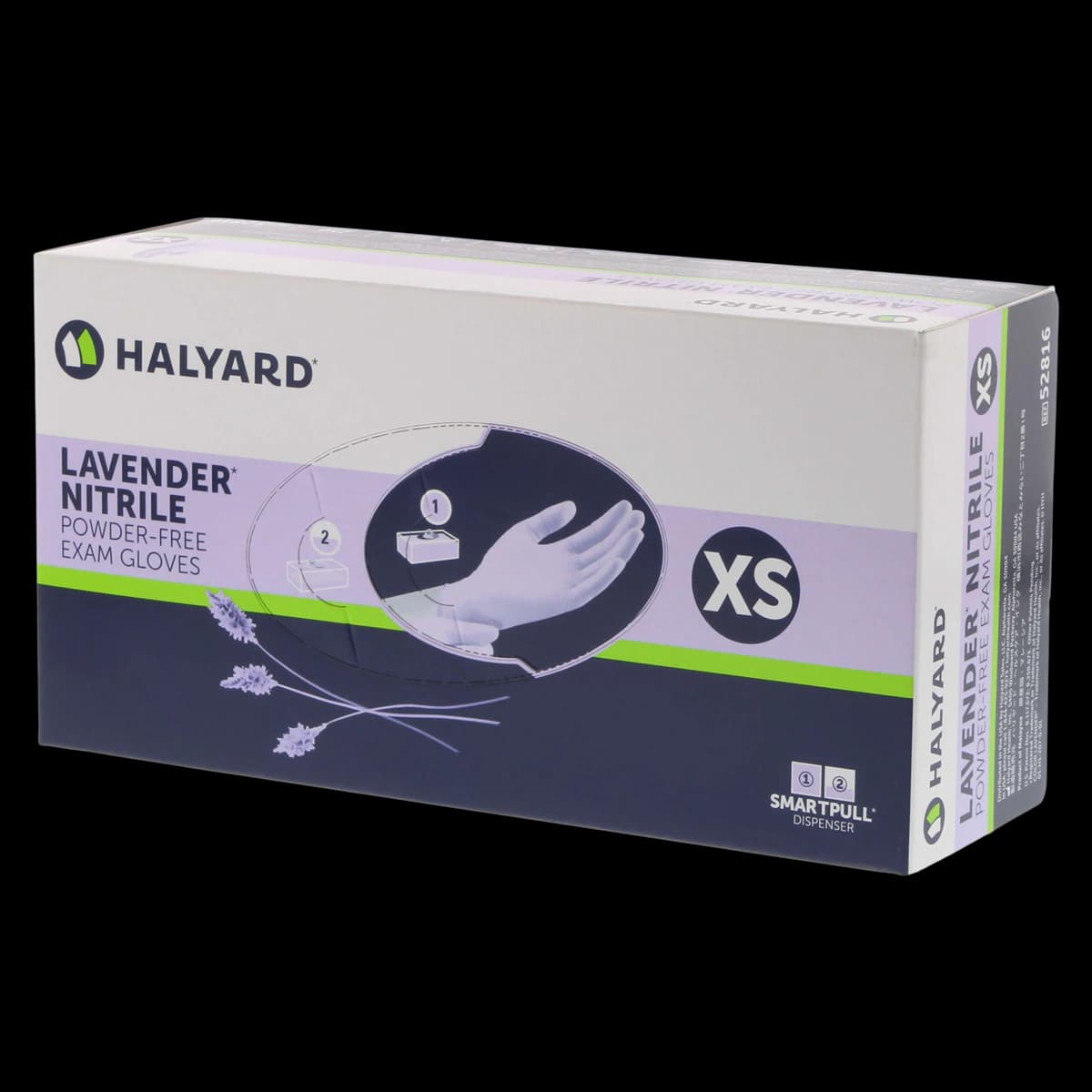 LAVENDER NITRILE* Nitrile Exam Gloves, Powder-Free, Non-Sterile, X-Small, Lavender, 250/Box thumbnail 2