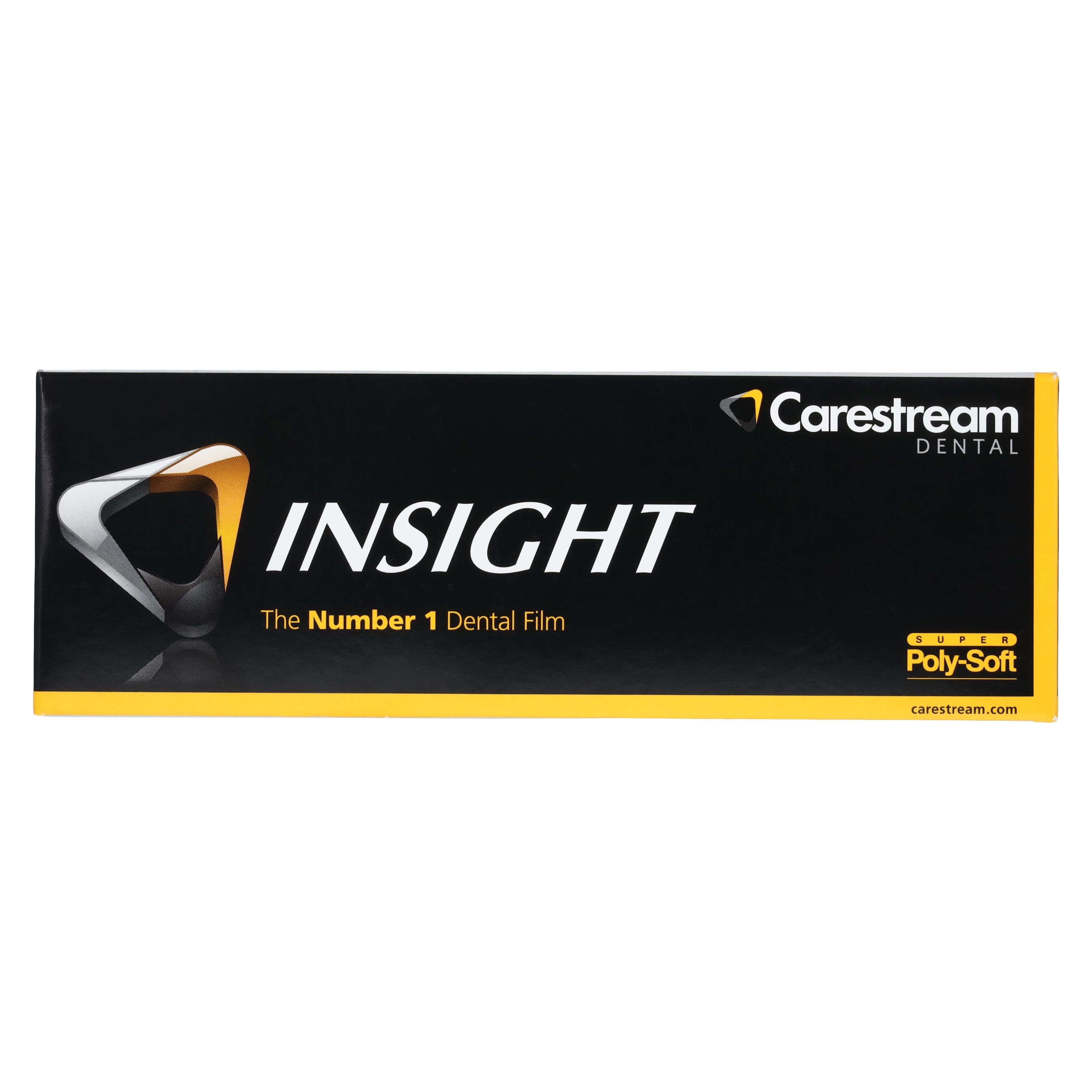 Carestream INSIGHT IP-21C Size 2 Periapical Intraoral X-Ray Film, Single Film, Super Poly-Soft Packets with ClinAsept Barrier, F-Speed, 100/Box, 1539931 thumbnail 2