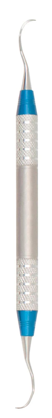 Athena Titanium Implant Curette Gracey 13-14, Double-End, Blue Color-Coded Handle, 1/Pk - Athena Titanium Implant Scaler/Curette DE 13-14 Blue - Image 1