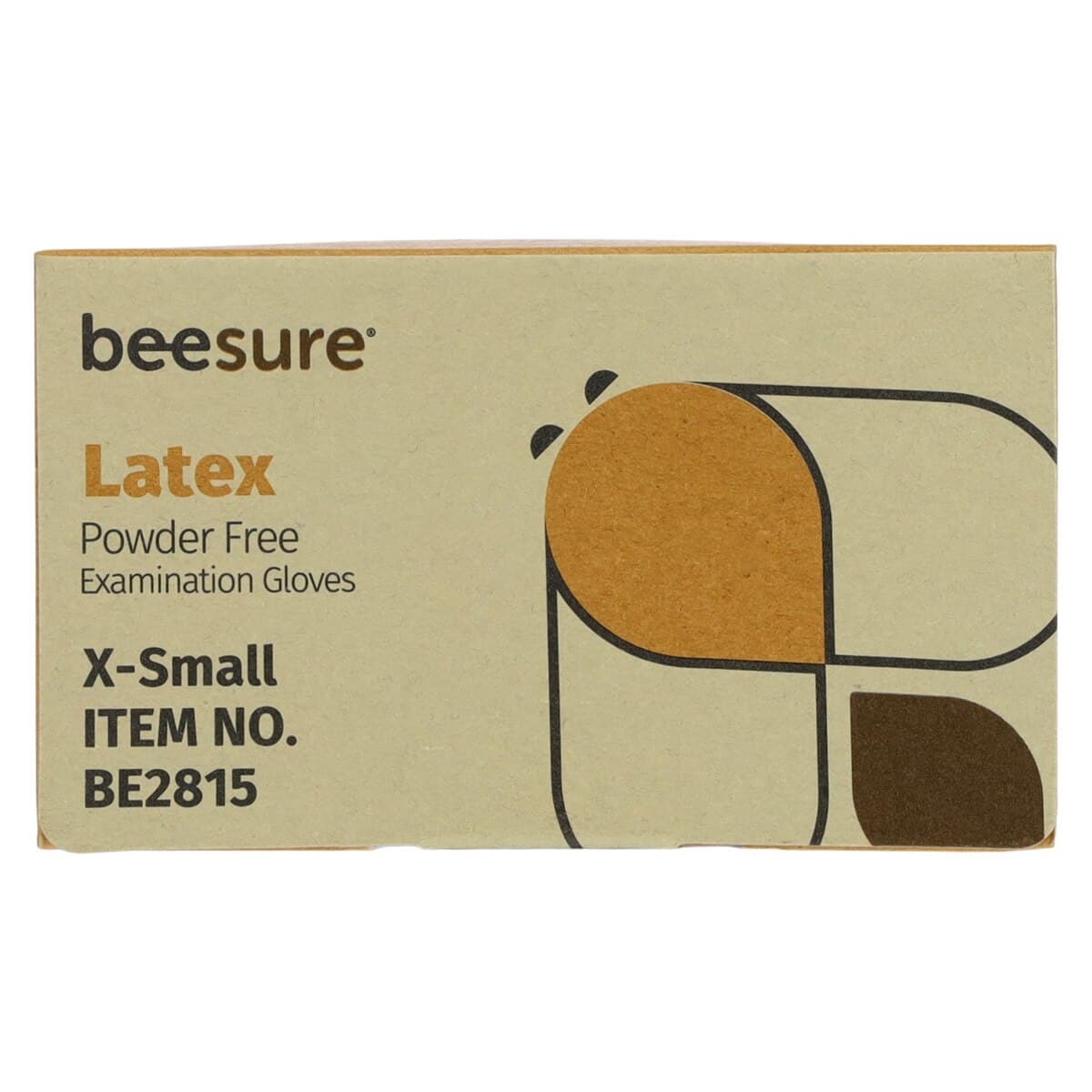 Beesure Latex Exam Gloves, Powder-Free, Non-Sterile, Extra Small, White, 100/Box, BE2815 thumbnail 8