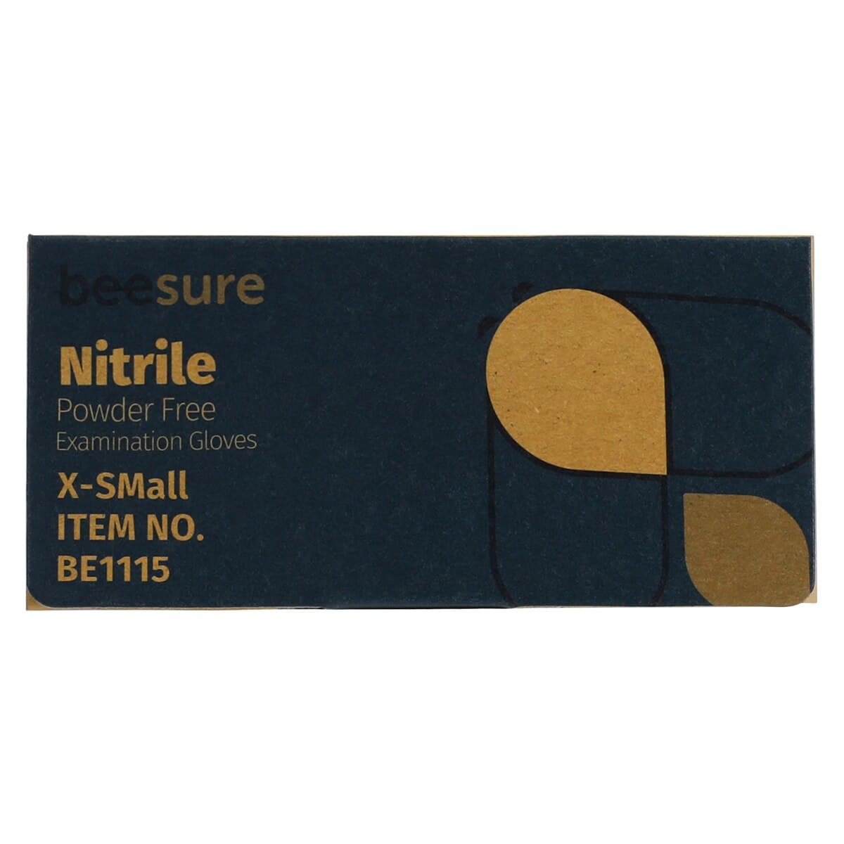 BeeSure Nitrile Exam Gloves, Powder-Free, Non-Sterile, Extra Small, Blue, 100/Box, BE1115 thumbnail 7