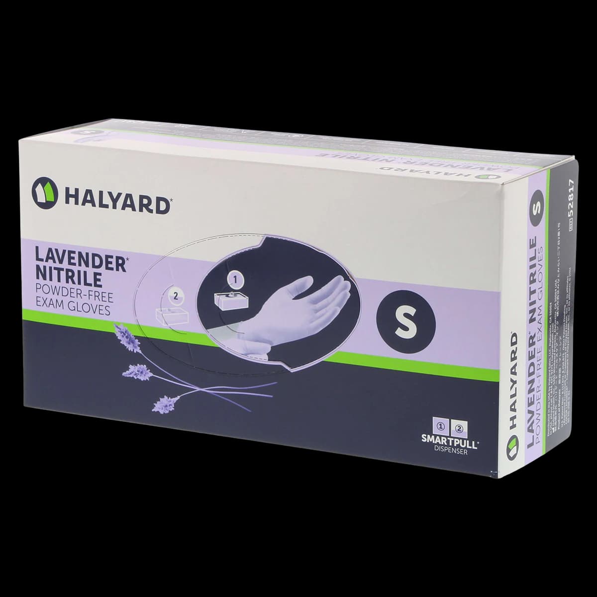 O&M Halyard Lavender Nitrile Exam Gloves, Powder-Free, Non-Sterile, Small, 250/Box - LAVENDER NITRILE* Exam Gloves Small Box of 250 - Image 1