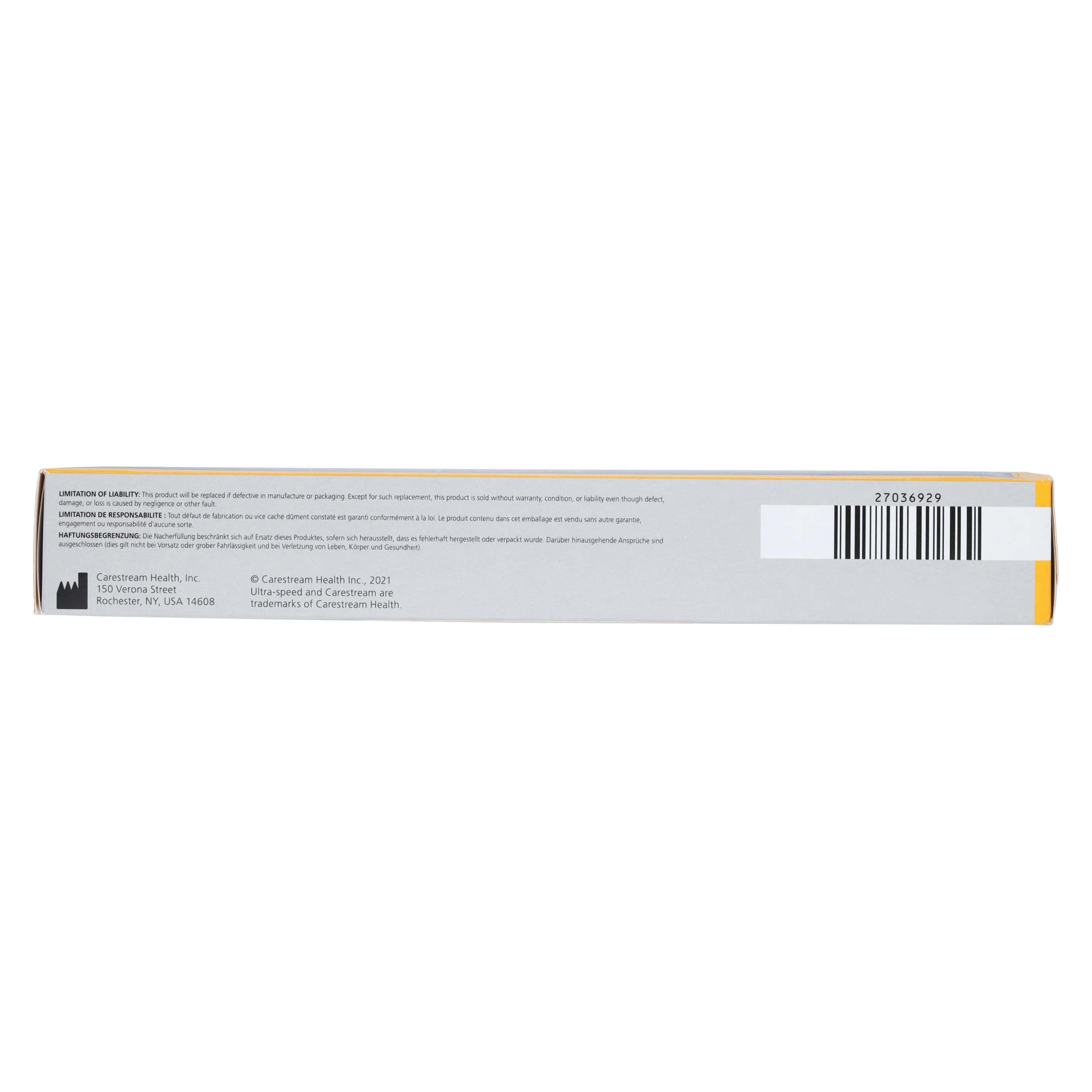 Carestream Ultra-Speed Dental X-Ray Film, DF-58, Size 2, Single Film, Paper Packets, 150/Box, 1491737 thumbnail 4