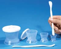Miramix Acrylic Resin Mixing Cups, Small, 10 cc, Clear, 2/Pkg, #605120 - Miramix Acrylic Resin Mixing Cups – 2/Pkg - Small, 10 cc - Image 1