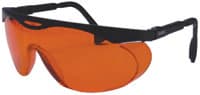 Uvex Skyper Protective Eyewear, Orange Lens, Black Frame, Adjustable Temples, 1 Each - Uvex Skyper Orange Blockers Curing Light Protection Eyewear - Image 1