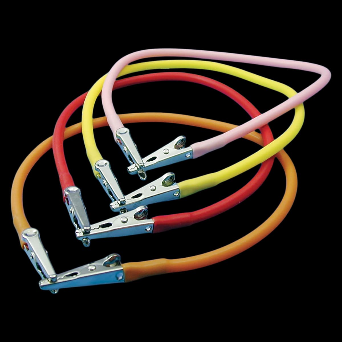 Hager Worldwide Super Bib Clip, Red, 14" Silicone Chain, Autoclavable, 1/Pkg, 605283 - Super Bib Clips - Red, 1/Pkg - Image 1