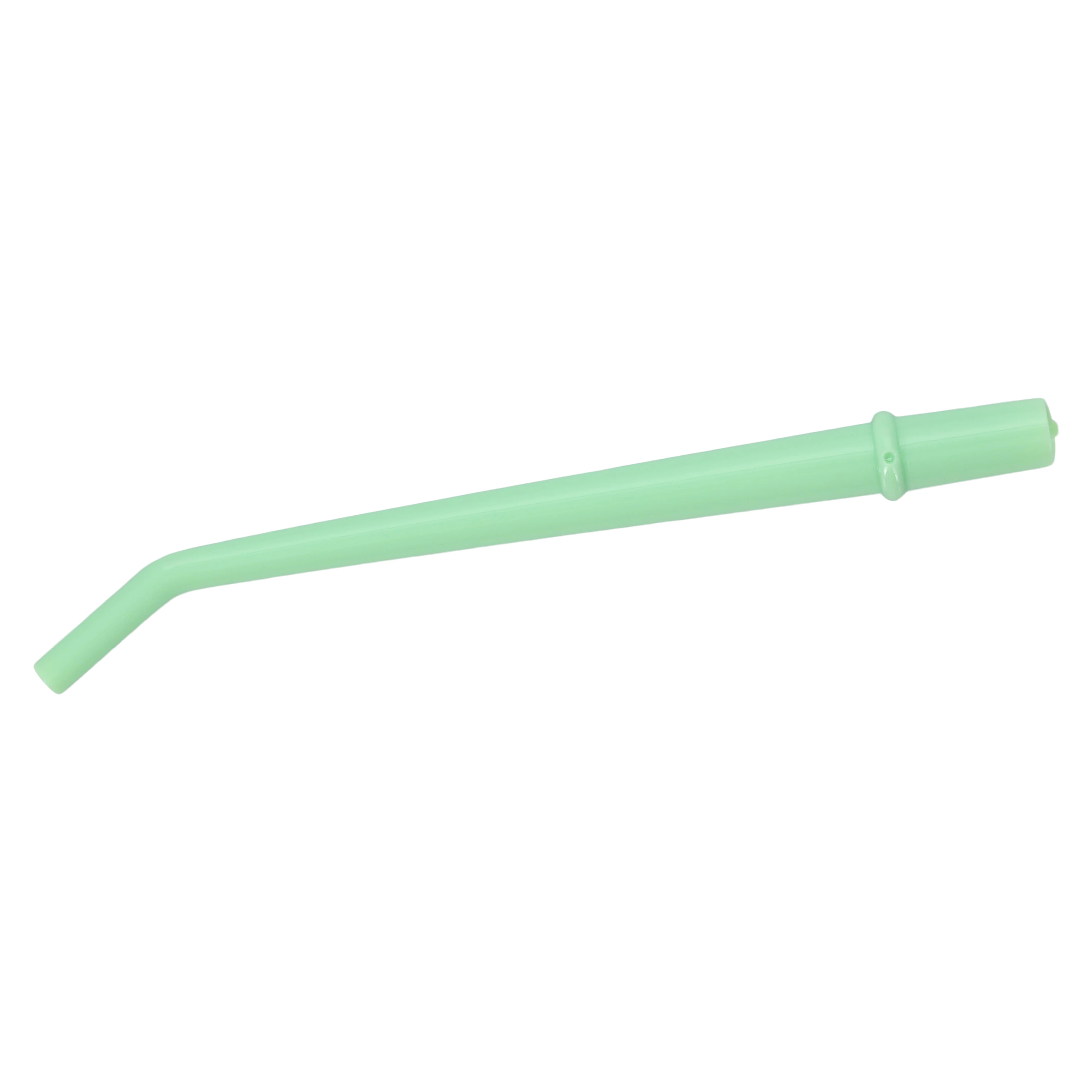 Vista Apex Surgical Evacuation Tubes, Green, 1/4" Diameter, 6" Length, Pre-Bent 30°, Autoclavable, 25/Bag, 403202 thumbnail 2