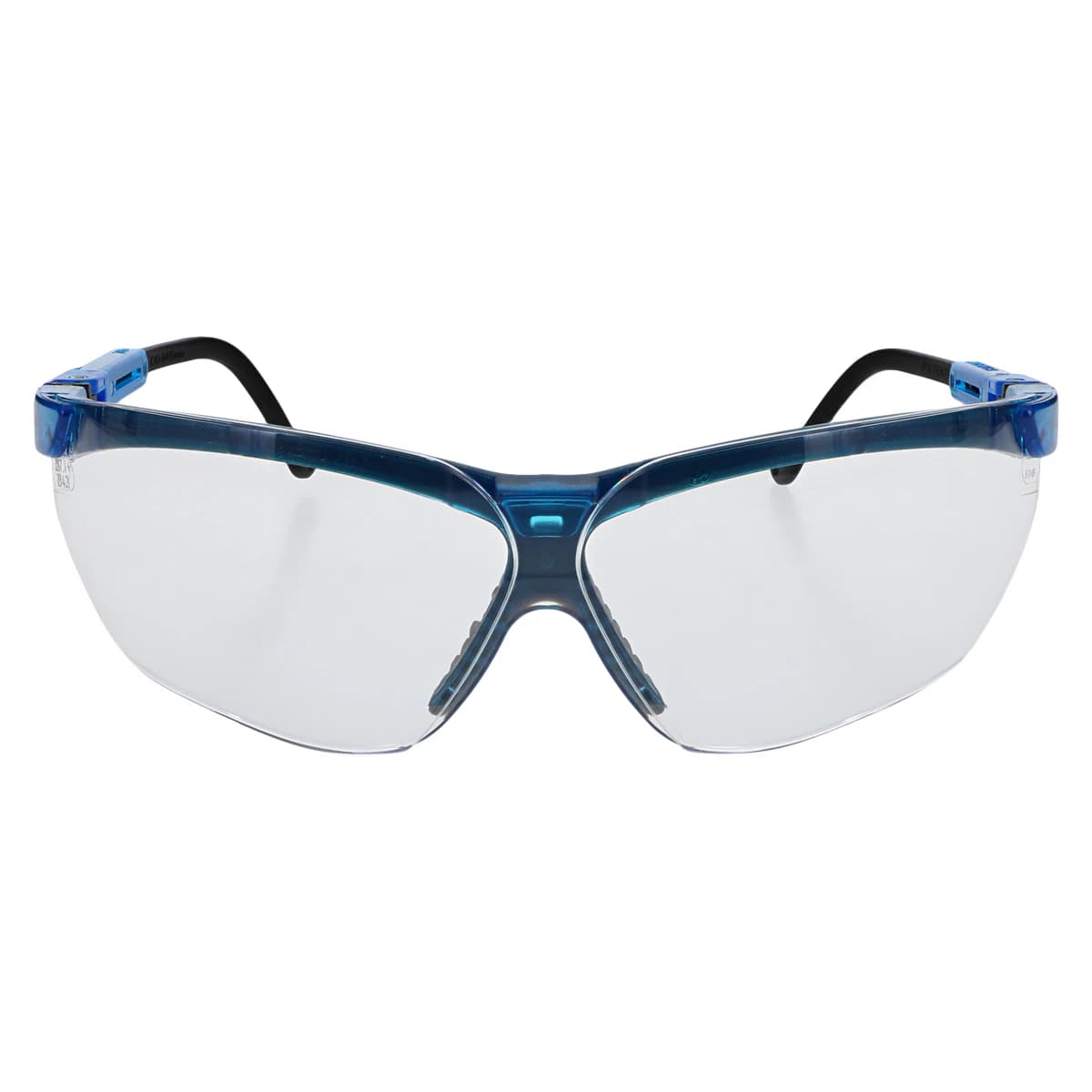 Uvex Genesis Safety Glasses, Clear Lens, Vapor Blue Frame, 355816 thumbnail 4
