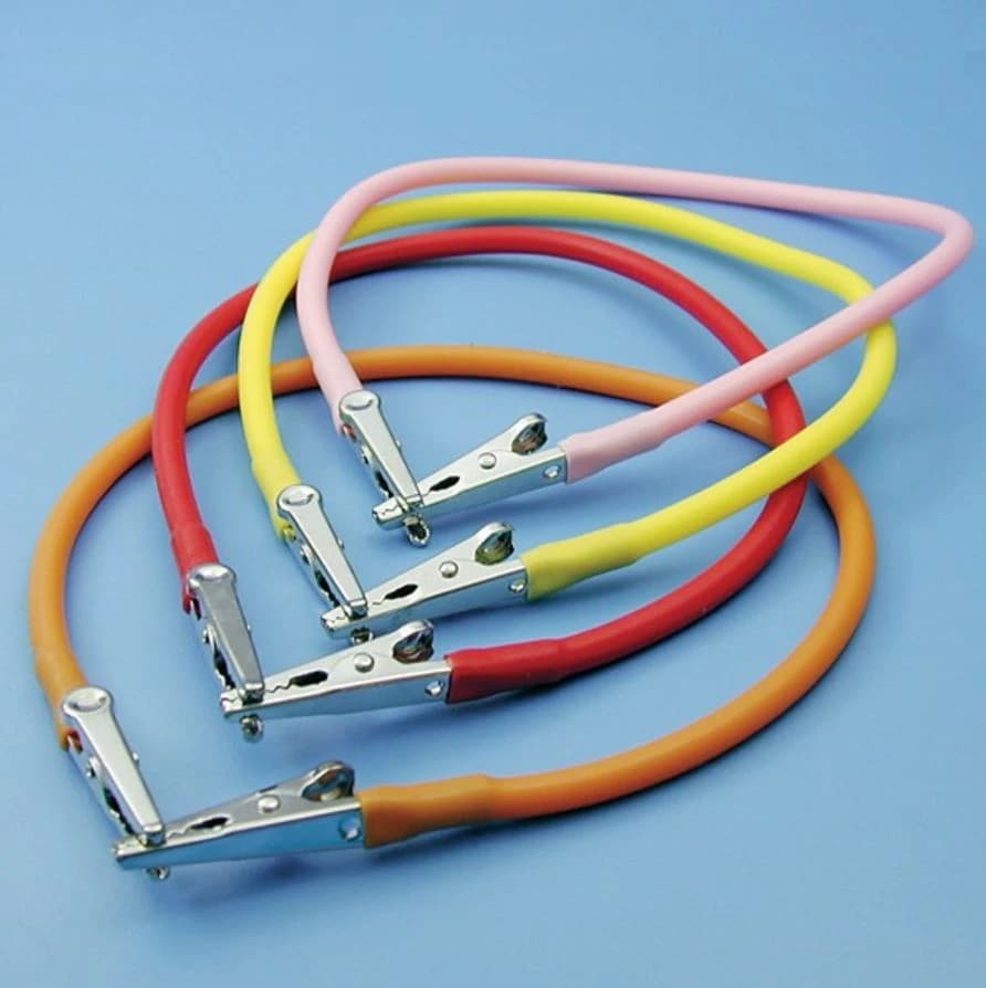 Super Bib Clips, Silicone Cord, Nickel-Plated Clips, Purple, 14 in, 3/Pk, 605302 - Super Bib Clips, Silicone, Purple, 3/Pk, 605302 - Image 1