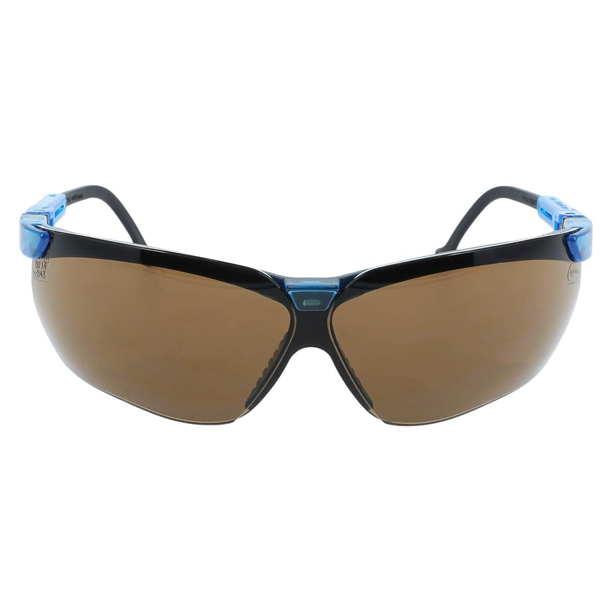 Hager Uvex Genesis Safety Eyewear, Tinted Lens, Vapor Blue Frame, 355817 thumbnail 4
