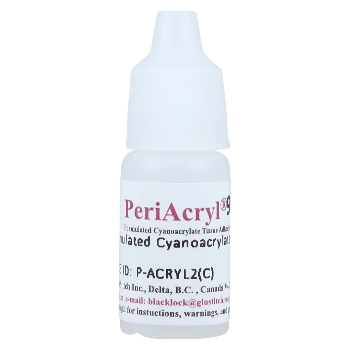 PeriAcryl 90HV Liquid Tissue Adhesive Mini Kit, 2 mL, Clear, Glustitch thumbnail 3