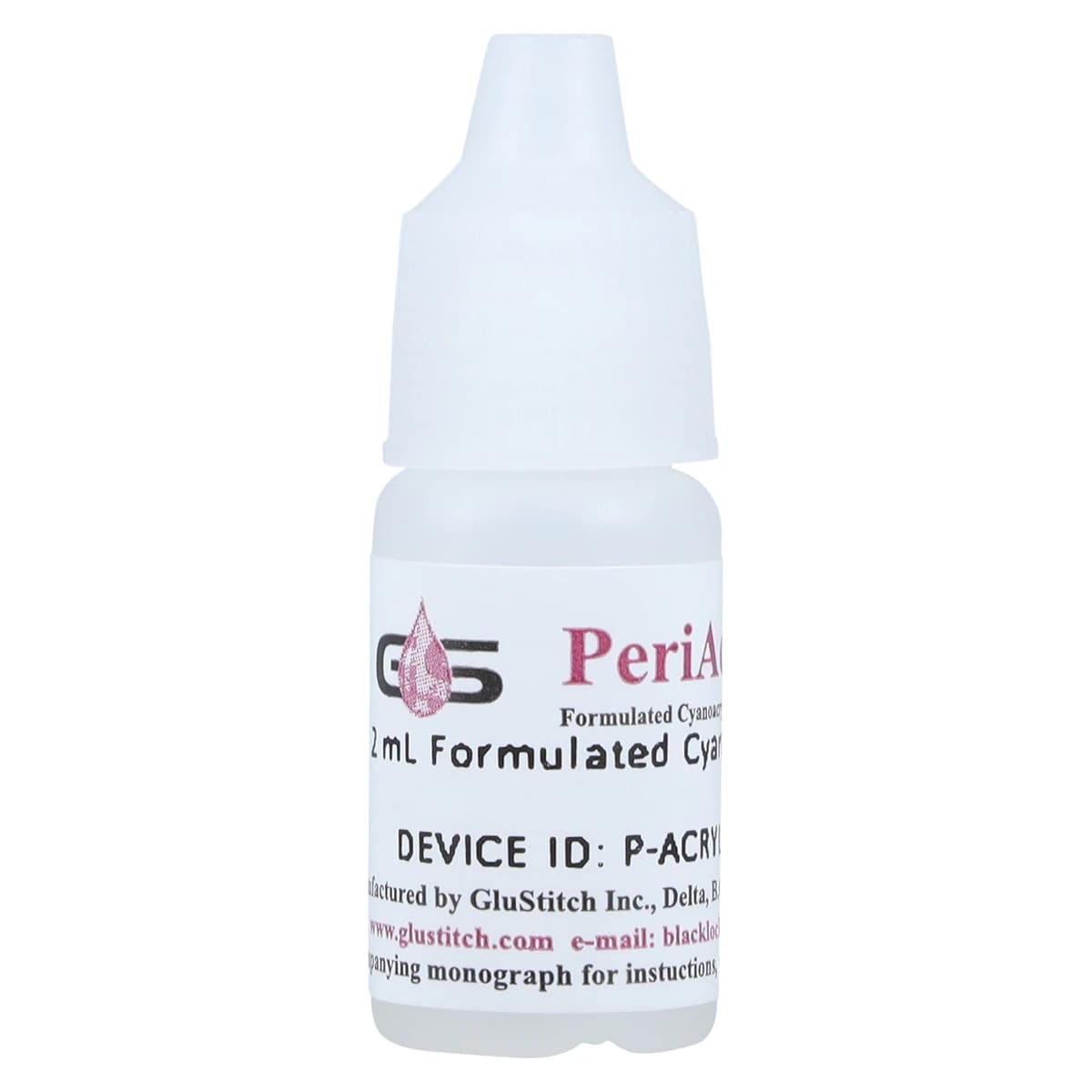 PeriAcryl 90HV Liquid Tissue Adhesive Mini Kit, 2 mL, Clear, Glustitch thumbnail 6