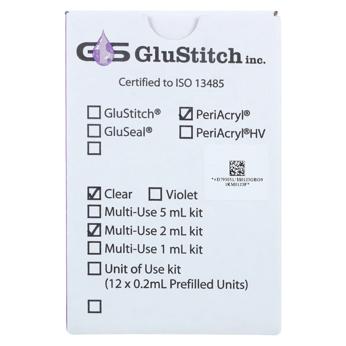 PeriAcryl 90HV Liquid Tissue Adhesive Mini Kit, 2 mL, Clear, Glustitch thumbnail 11