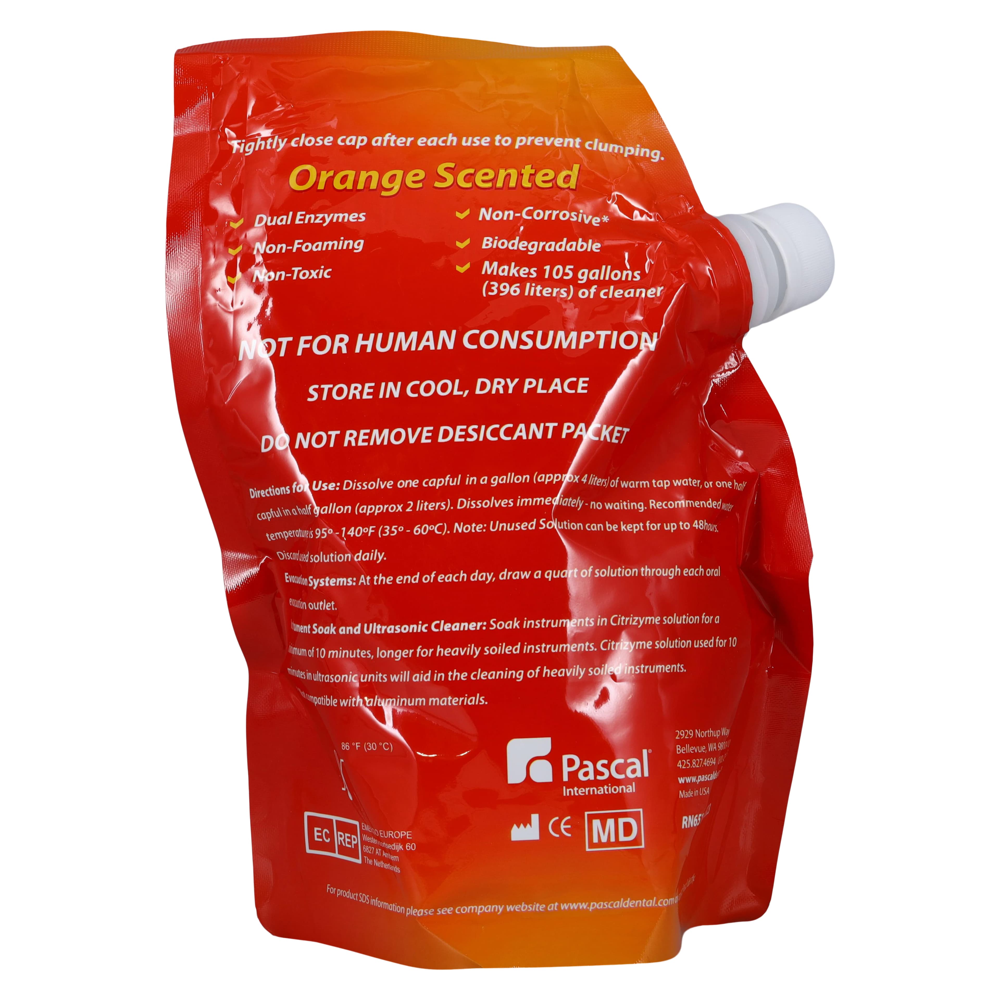 Citrizyme Ultra Concentrated Dual Enzymatic Powder Cleaner, 900 g, EZ Pour Spout, 420 Treatments, 15-270 thumbnail 2