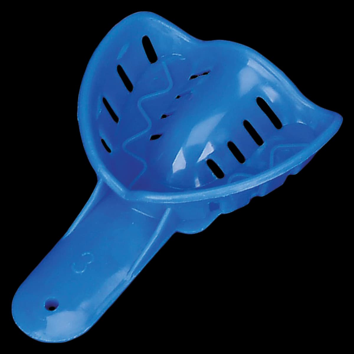 Excellent-Colors Disposable Ortho Impression Trays, Child, Upper #3, Large, Blue, Perforated, 25/Pk, ITO-3U - Ortho Impression Trays, Child, Upper # 3, Large, Blue, 25/Pk, ITO-3U - Image 1