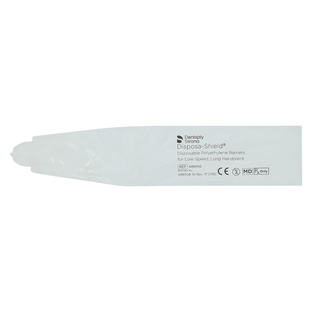 Dentsply Sirona Disposa-Shield Low-Speed Long Handpiece Barrier Covers, 7.75" x 1.25", 500/Box, A88006 thumbnail 2