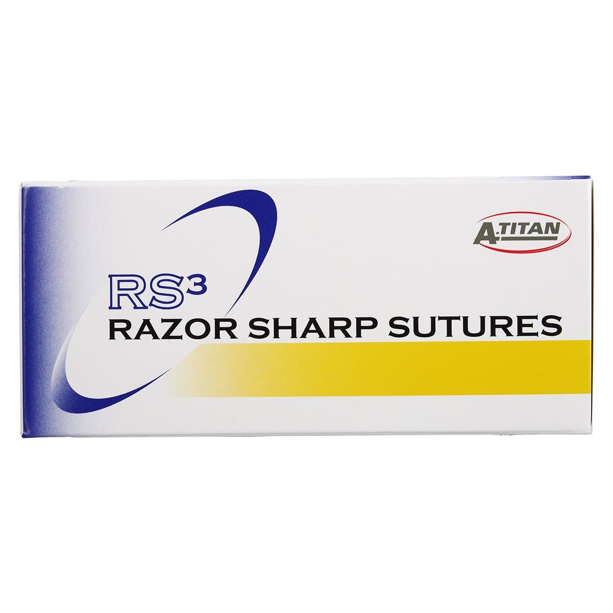A. Titan Instruments RS3 Plain Gut Absorbable Suture, 4-0, 18", C-6 Reverse Cutting 3/8 Circle Needle, 19mm, Undyed, 12/Box thumbnail 4
