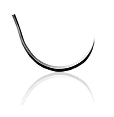A. Titan Instruments RS3 Plain Gut Absorbable Suture, 4-0, 18", C-6 Reverse Cutting 3/8 Circle Needle, 19mm, Undyed, 12/Box - Suture Plain Gut C-6 Needle 4-0 Box of 12 - Image 1