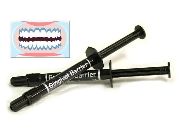Pac-Dent iBrite Gingival Barrier Refill Kit, 4 x 1.2 mL Syringes, Light-Cured Resin, IB-814 - iBrite Plus In-Office Whitening System - Gingival Barrier - Image 1