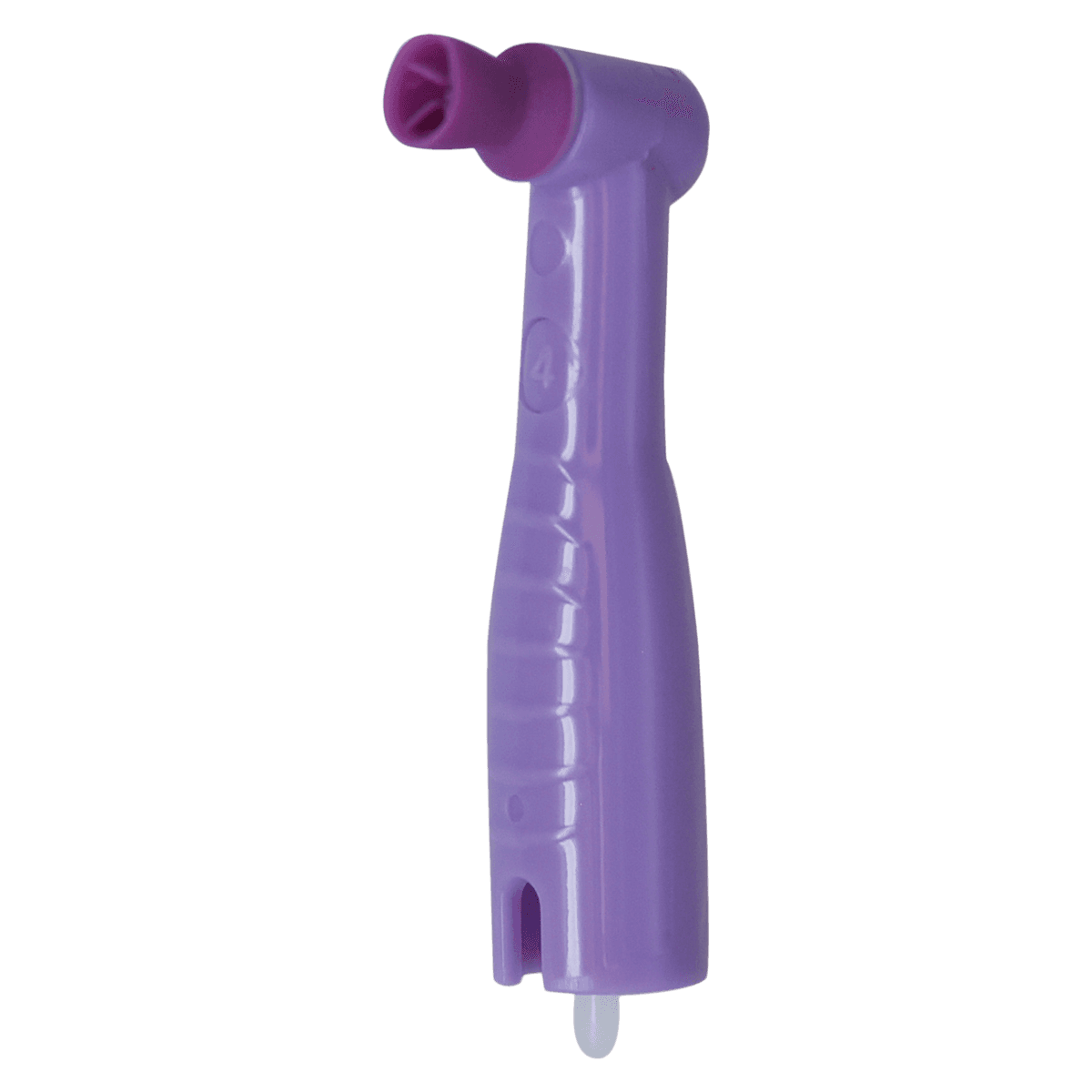 Pac-Dent ProAngle Ergo Disposable Prophy Angle, Firm Lavender/Purple Cup, Contra-Angle, Latex-Free, Bulk 500/Box, 188-500 thumbnail 2