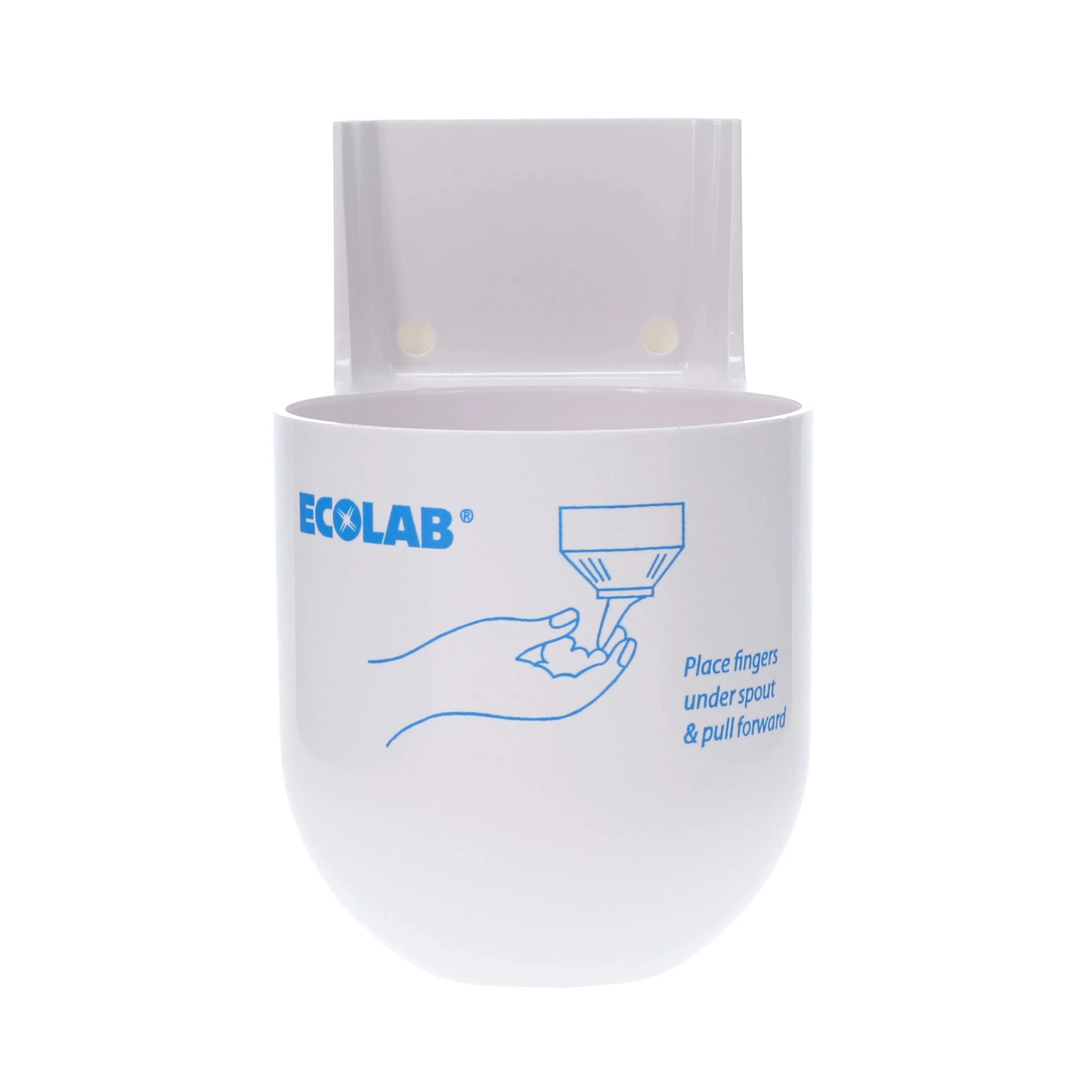 Quik-Care Waterless Foam Hand Sanitizer Dispenser/Holder, 15 oz Can, White Plastic, 92022357 - Quik-Care™ Waterless Foam Sanitizer Holder - 15 oz - Image 1