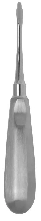 A Titan Instruments Notched Straight Elevator, Size 34N, Stainless Steel, Single End, 01KEZKNKJH1DYHCF2HB9MVJTKD - Notched Straight Elevator - Image 1