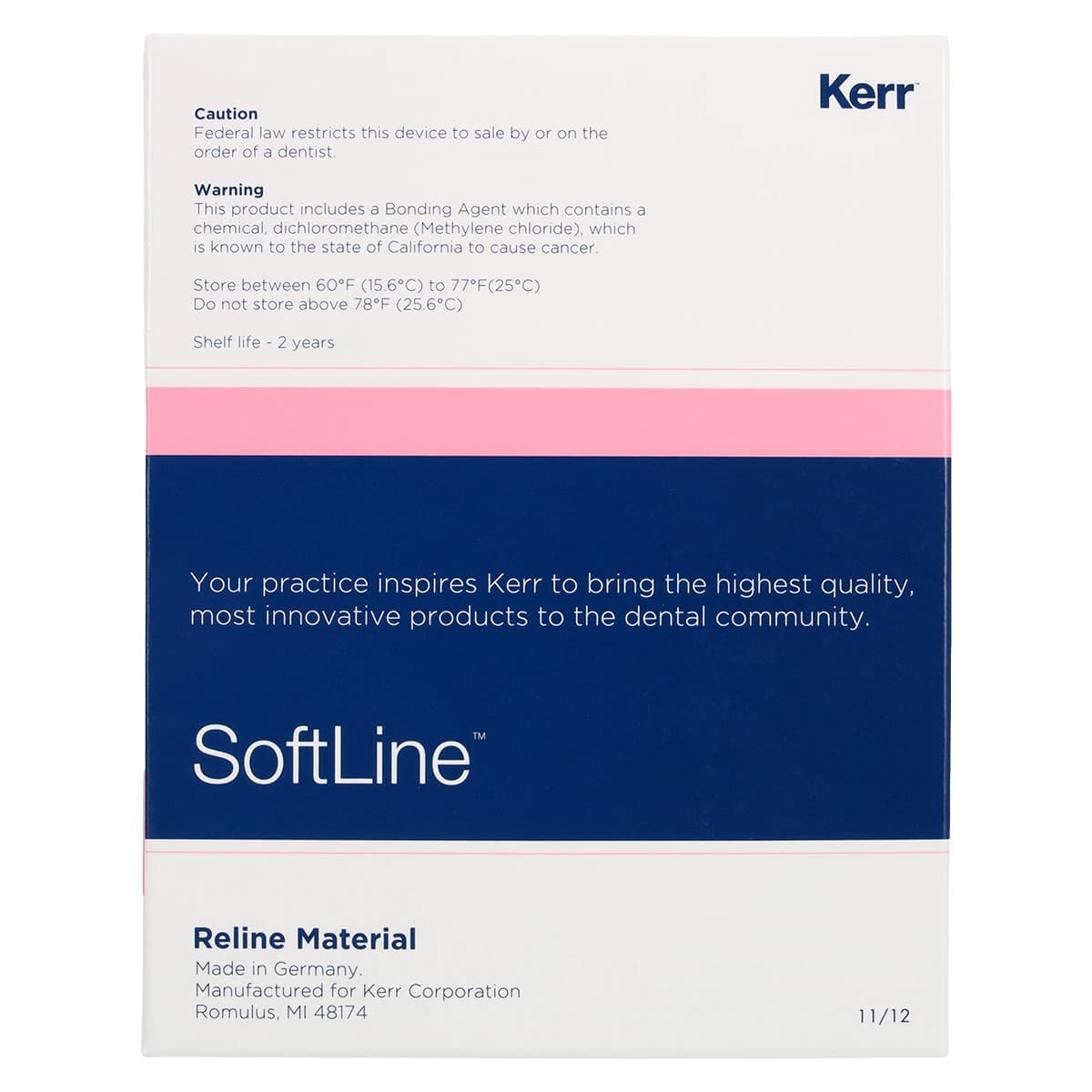 SoftLine Chairside Silicone Soft Relining Material Refill Kit, Dark Pink, 50 mL Cartridge, 32235 thumbnail 10