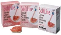 SoftLine Chairside Silicone Soft Relining Material Refill Kit, Dark Pink, 50 mL Cartridge, 32235 - SOFTLINE Dark Pink Refill - Image 1