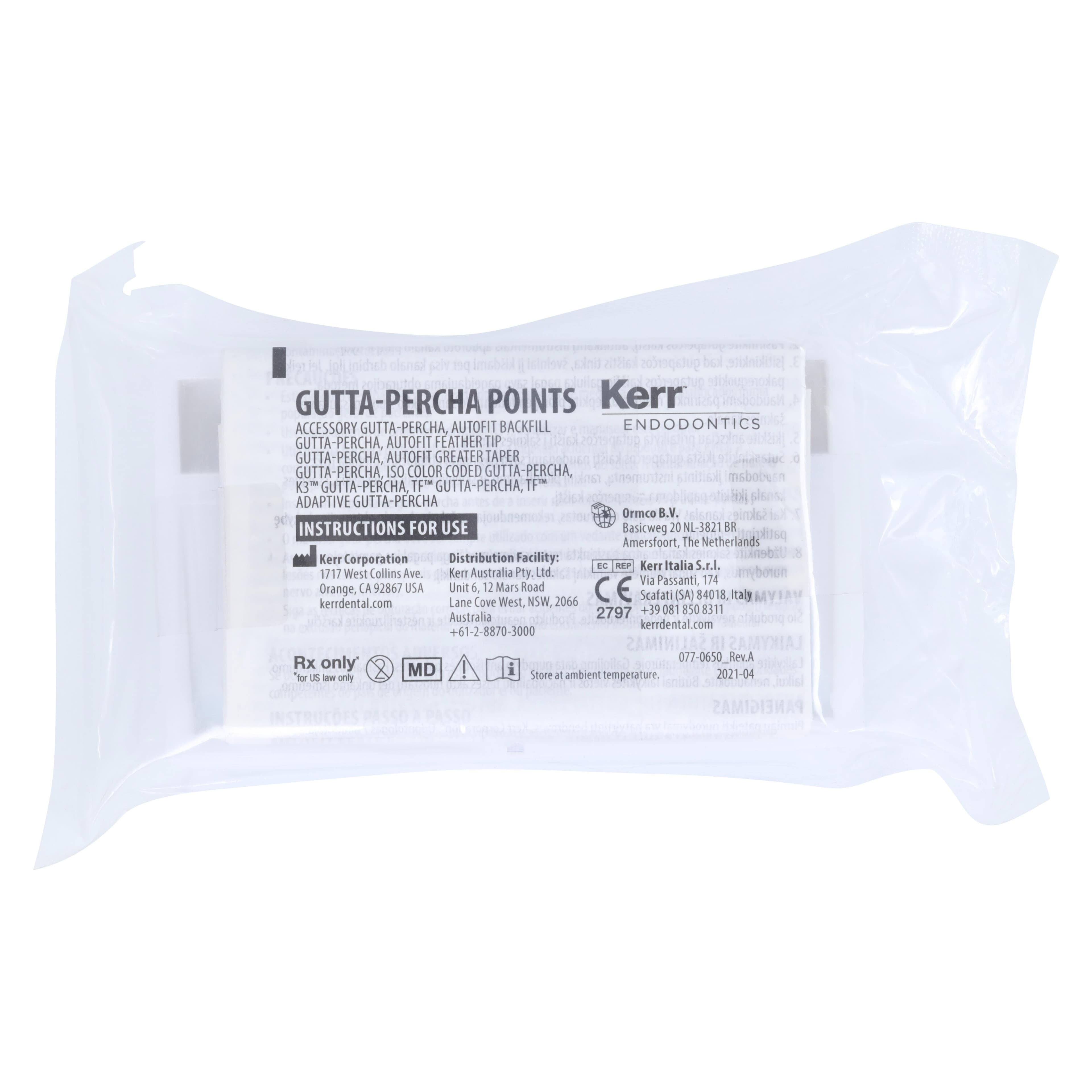 K3/K3XF Gutta Percha Points, 0.04 Taper, Size #20, Yellow, 50/Pk, 825-0420 thumbnail 7