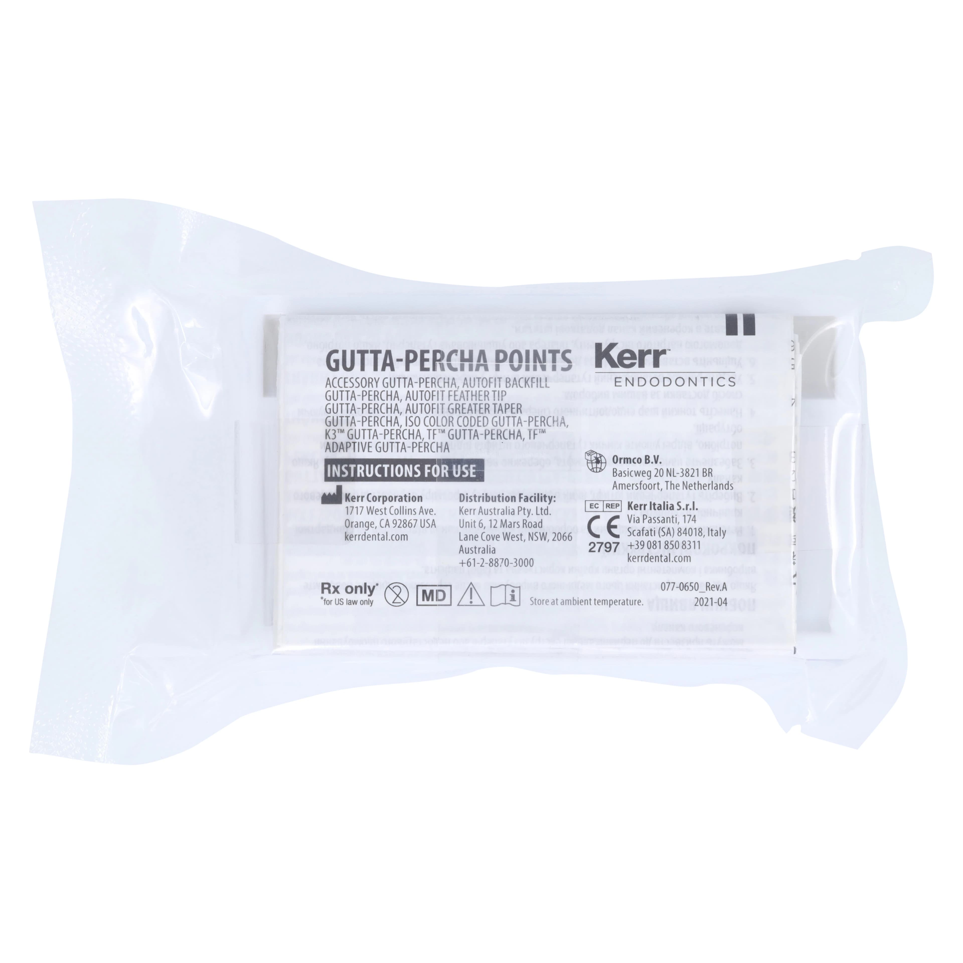 K3/K3XF Gutta Percha Points, 0.06 Taper, Assorted Sizes #20-40, 50/Pk, 825-0600 thumbnail 6