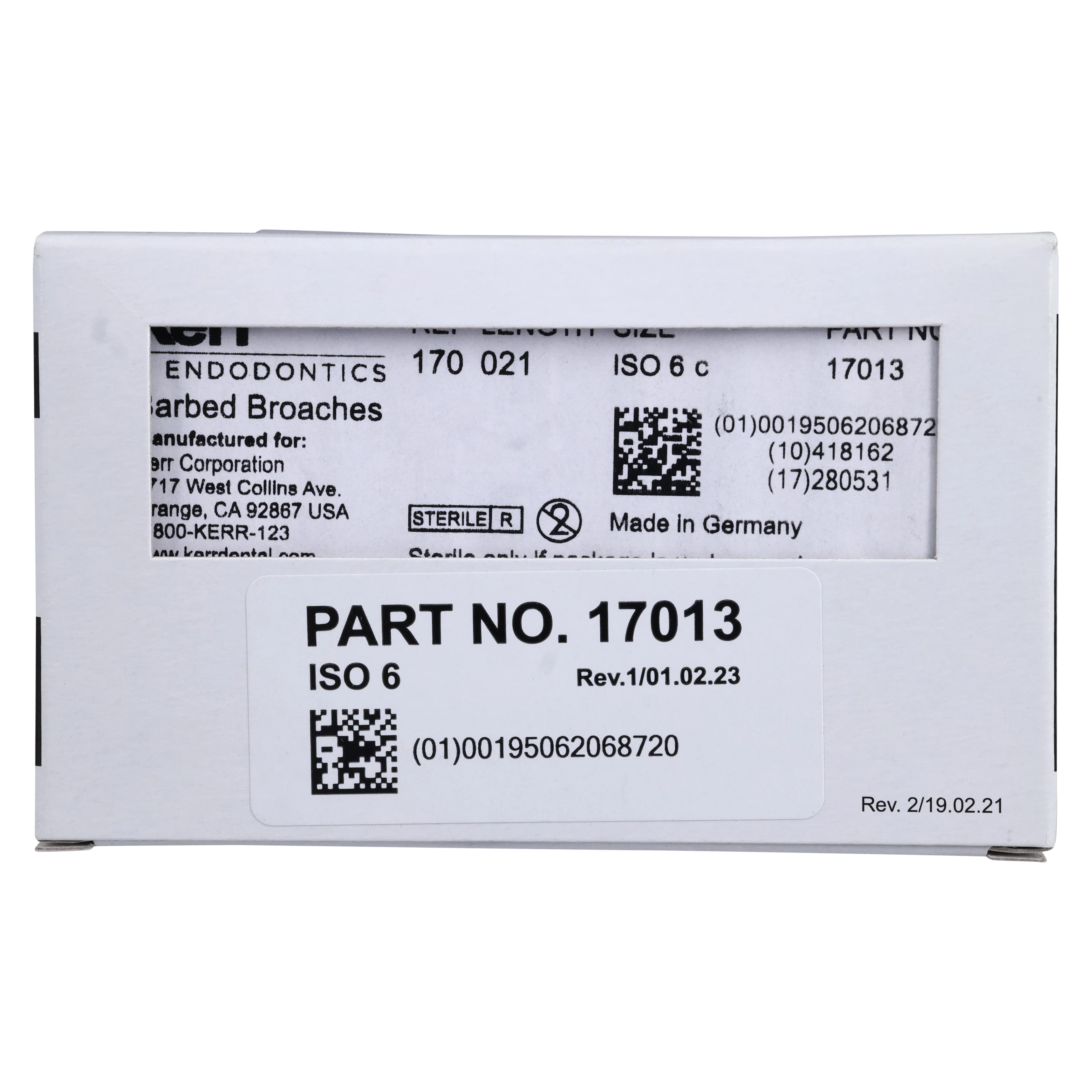 Kerr Barbed Broaches, Coarse, Black, 21 mm, Sterile, 30/Pkg, #17013 thumbnail 4