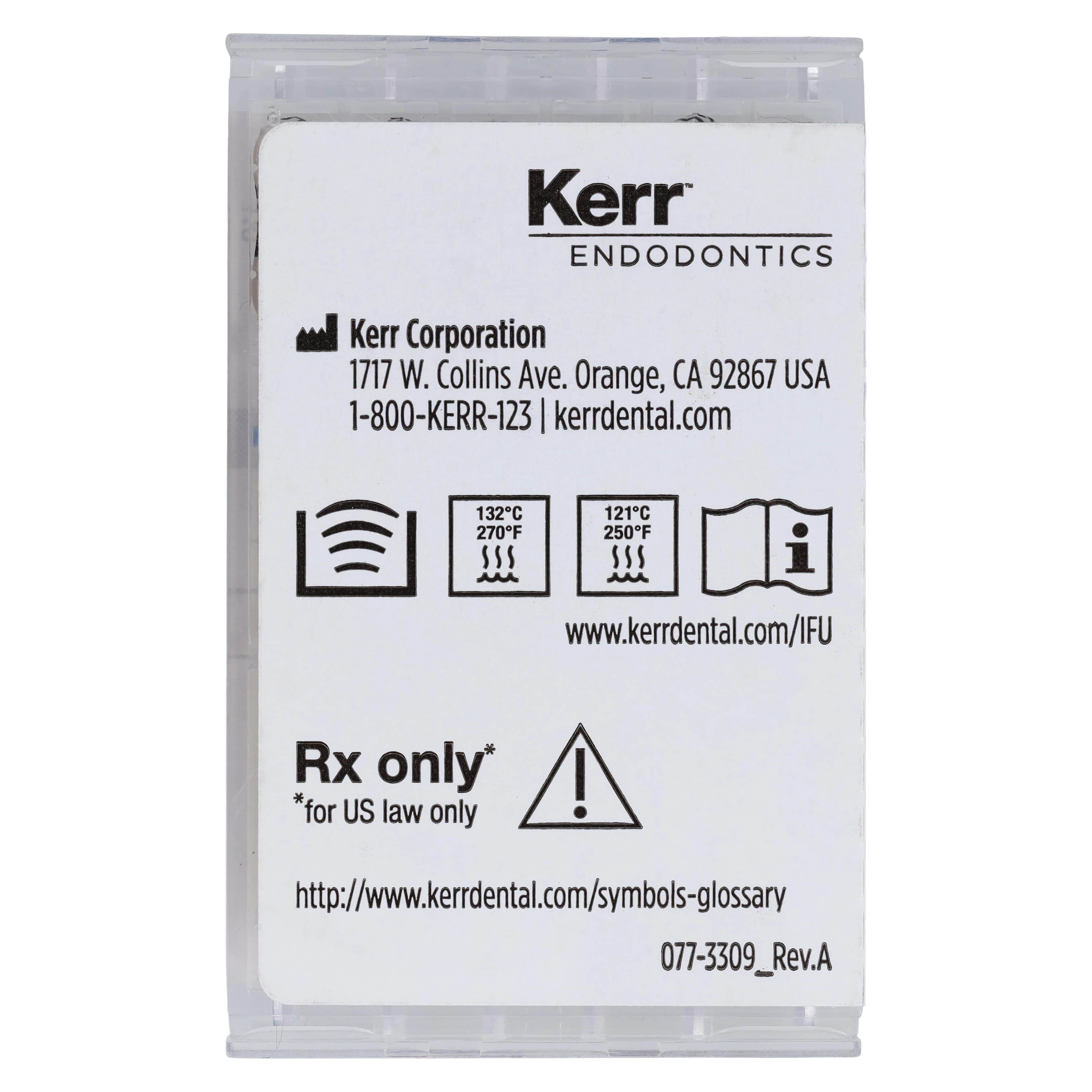 Kerr SybronEndo K-Files, Stainless Steel, 25 mm, #45, White, 6/Pk, 06074 thumbnail 2
