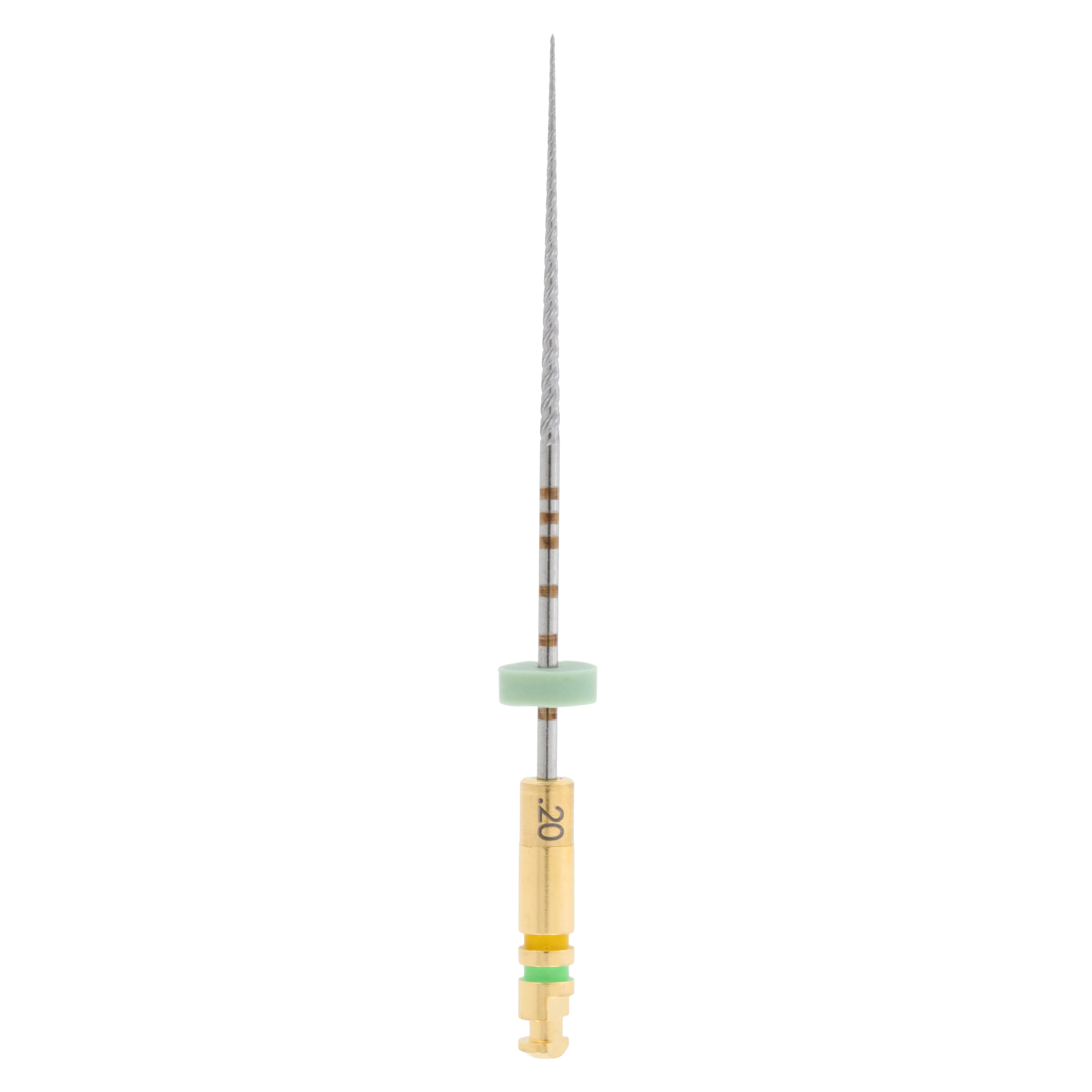 K3 Nickel-Titanium Rotary Endodontic Files, 30 mm, 0.04 Taper, #20, Yellow, 6/Pk, 825-4200 - K3 Rotary Nickel Titanium Files 30 mm - Image 1