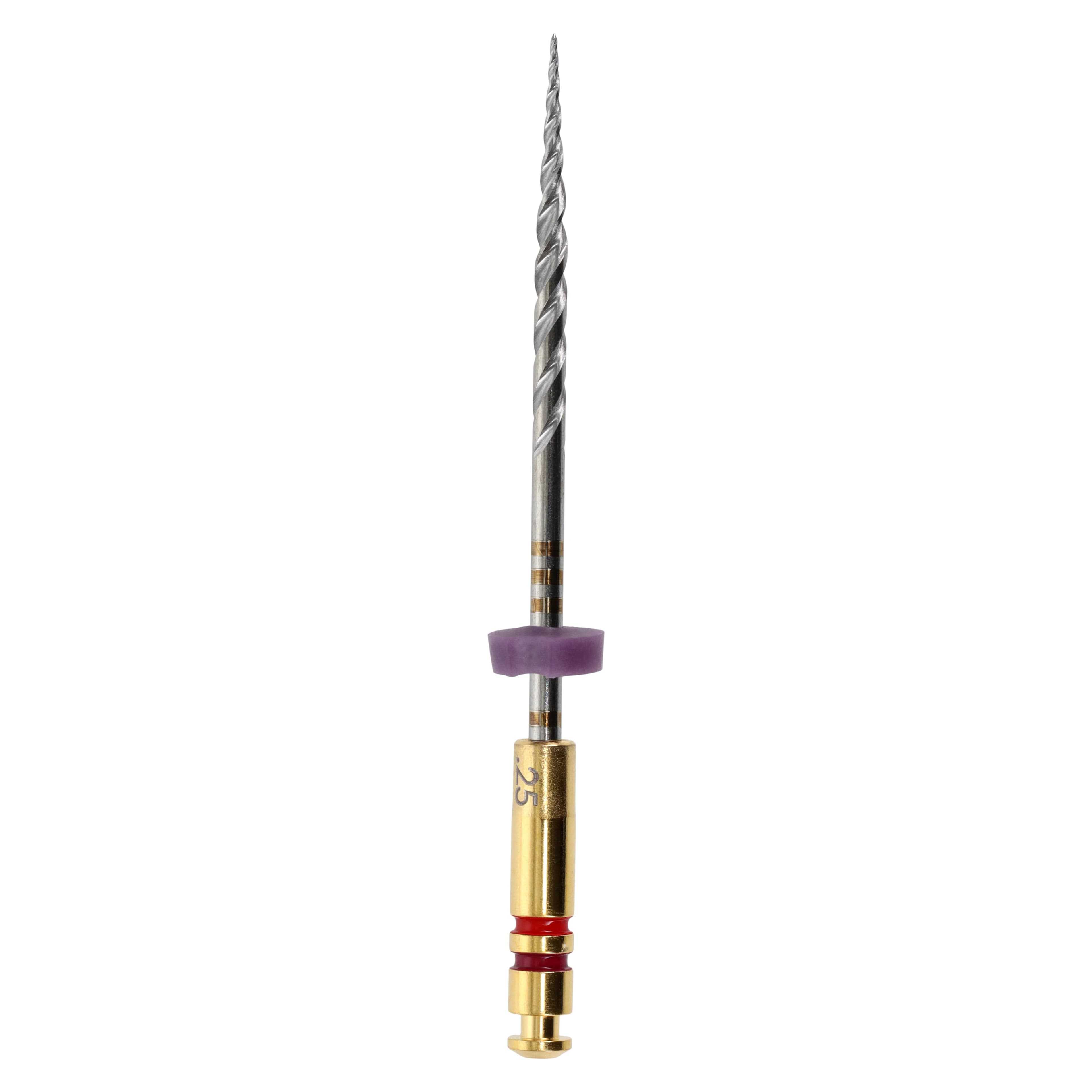 K3 Nickel-Titanium Rotary Endodontic Files, #25 Tip, .12 Taper, 25 mm, 6/Pkg, 830-2255 - K3 Rotary Nickel Titanium Files 25 mm - Image 1